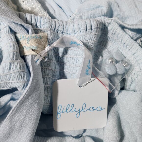 Fillyboo Wonder Years Dress Baby Blue XS b175 - Picture 6 of 15